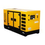 KDE14SS3 Stage V Silent Diesel Generator - back side view showing access doors.