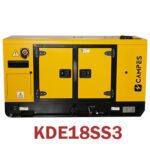 KDE18SS3 18kVA Silent Diesel Generator Front View