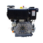 7.5kw single cylinder diesel engine flange side view