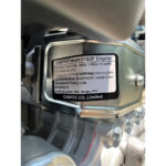 D192F, 9.2kw single cylinder diesel engine nameplate close-up view
