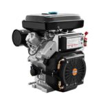 D2V100FE, 19.5kw V-twin air-cooled diesel engine side view