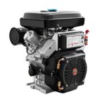 D2V105FE, 21.5kw V-twin air-cooled diesel engine side view