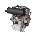 2V80, 17.5kw V-twin liquid-cooled diesel engine front view
