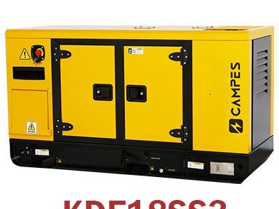 KDE18SS3 18kVA Silent Diesel Generator Front right View